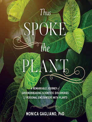Thus Spoke the Plant - Audiobook